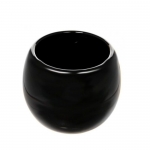 Coppalino 6402025 Стакан для ванной комнаты керамика черная