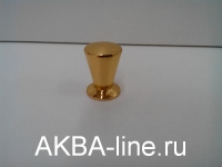 Ручка мебельная кнопка 2881-L РВ золото	