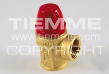 Клапан TIEMME 1/2" предохранительный 1920006 соед м/м	