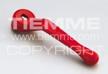 Ручка-рычаг TIEMME 1/2" 2090009 алюминиевая красная	