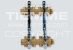 Распред.коллек TIEMME FLOOR 1" 3850034 4вых 3/4х18