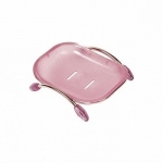 Купить мыльницу Ledeme L332 настольная пластик, розовый в Перми цена