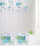 Купить штору для ванной MINNOW 120*200 (2шт.) D-13909 в Перми цена